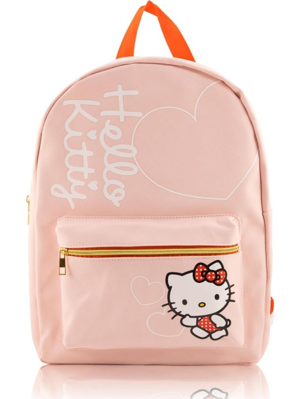 Cute PU Leather Hello Kitty Backpack Purse | Large Unisex Shoulder Bag